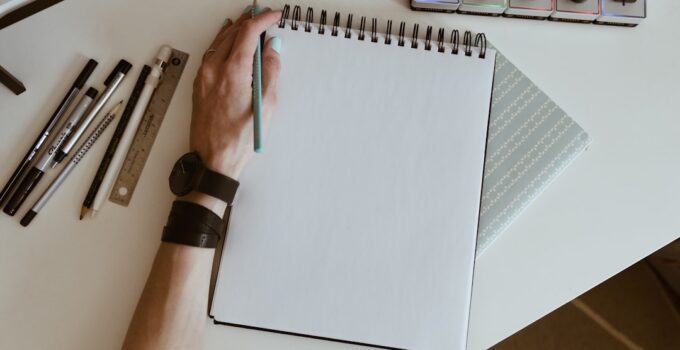 Photo Notebook, pen