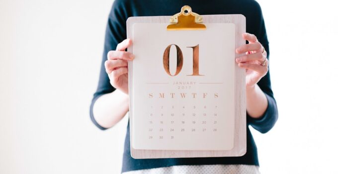 Photo Content calendar