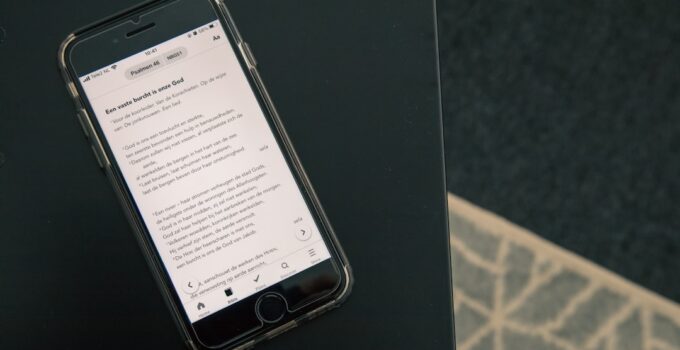 Photo Reading app interface